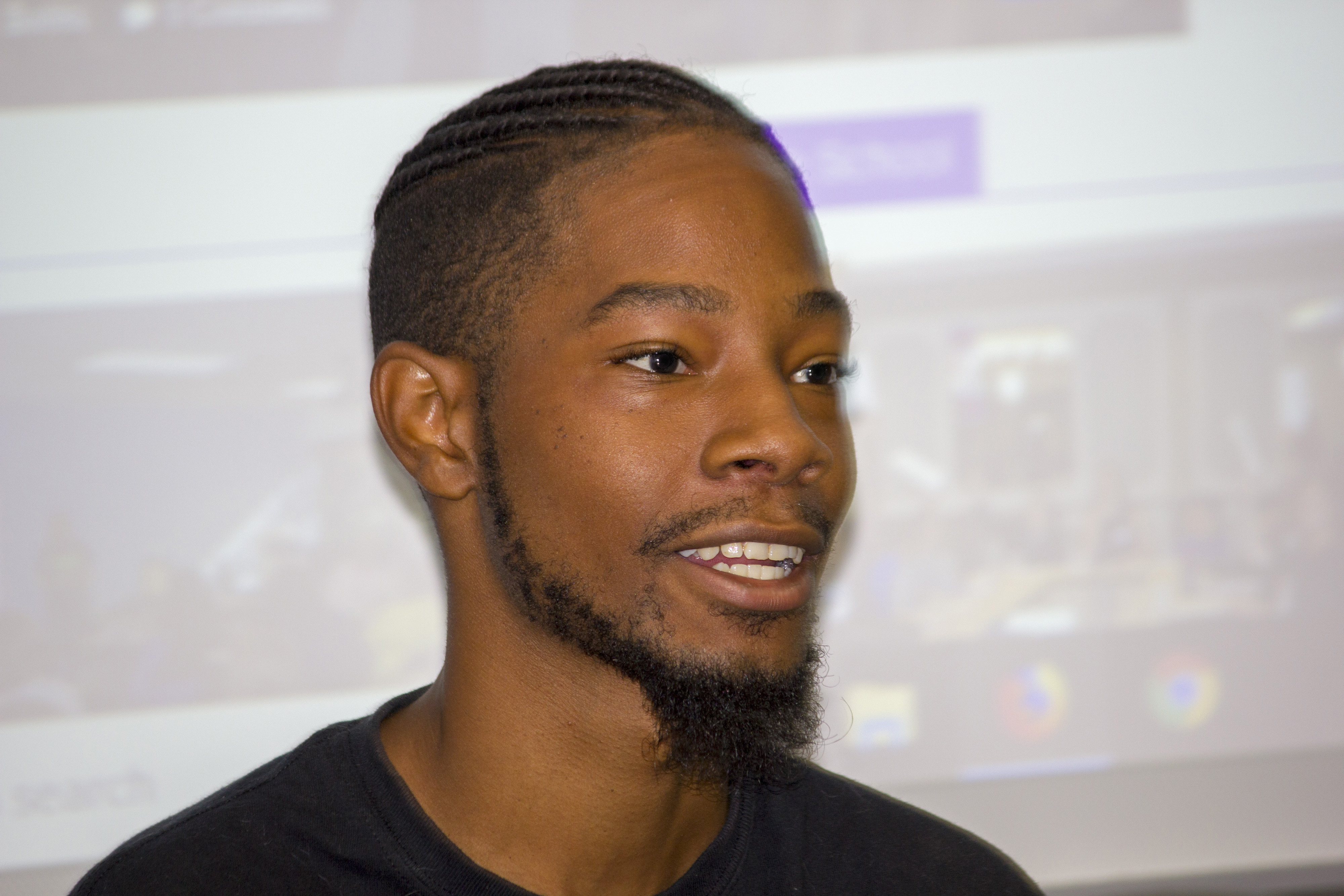 Photos from Rasheen Aldridge talking about justice & inequality with ...