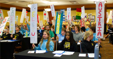 Photos from April 29, 2025 Middle School Model UN Session