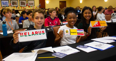 Photos from April 30, 2025 Middle School Model UN Session